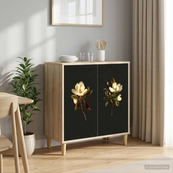 VidaXL Széf BREMEN Sonoma 69 x 33 x 75 cm Szerelt Fa