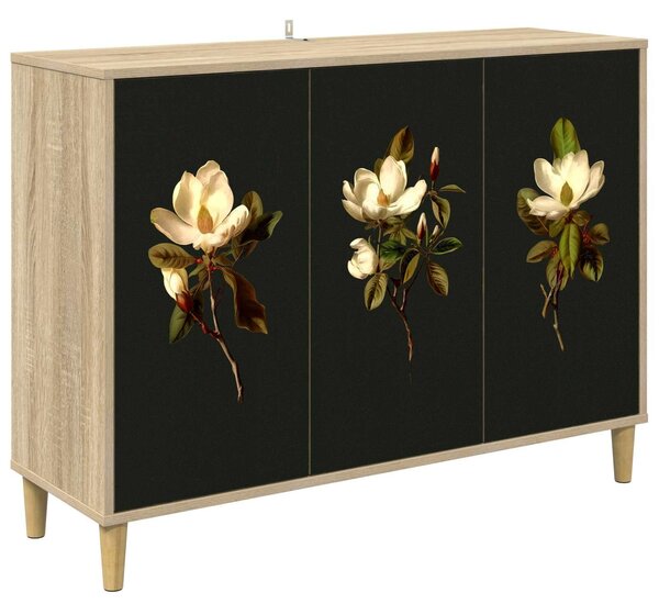 VidaXL Széf BREMEN Sonoma 102 x 33 x 75 cm Szerelt Fa