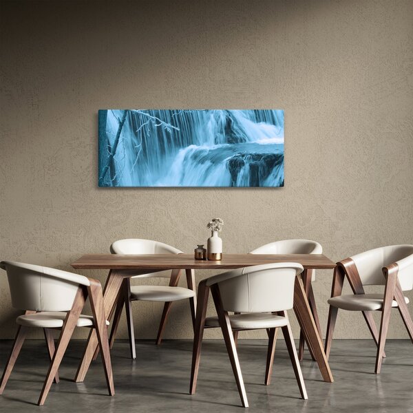 Kép - jeges vízesések (120x50 cm)