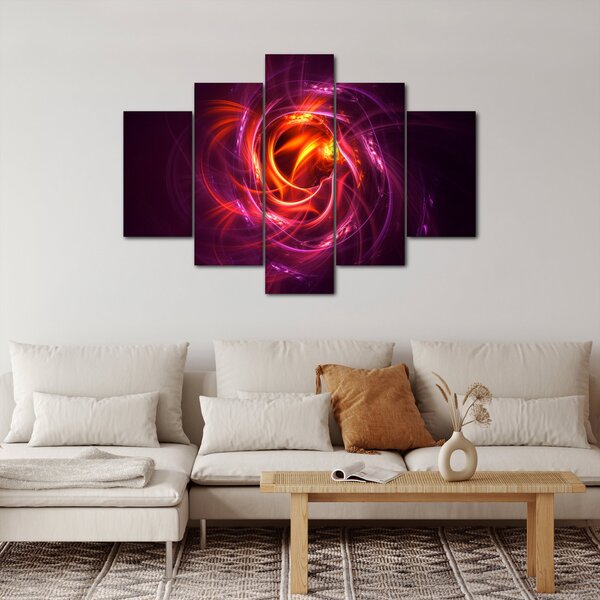 Ragyogó modern absztrakció képe (150x105 cm)