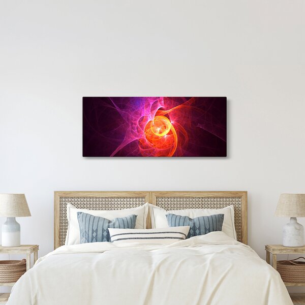 Modern absztrakt kép (120x50 cm)