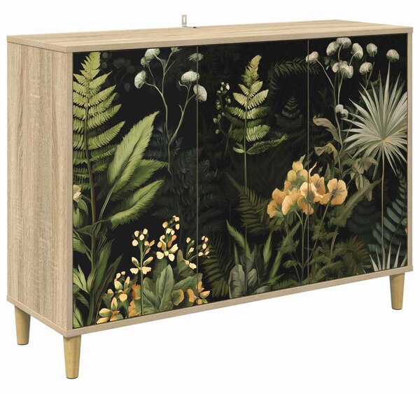 VidaXL Széf RHENEN Sonoma 102 x 33 x 75 cm Szerelt Fa