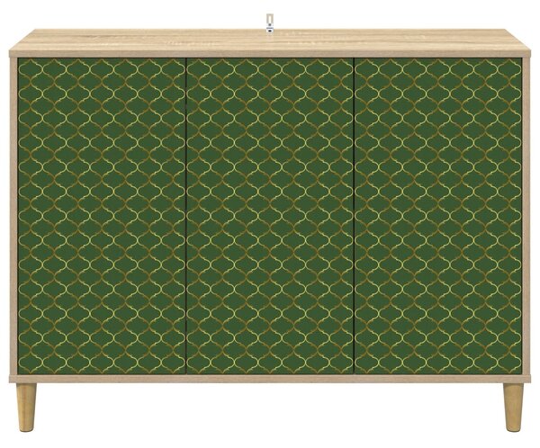 VidaXL Széf GELEEN Sonoma 102 x 33 x 75 cm Szerelt Fa