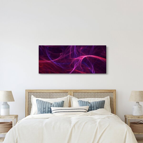 Absztrakt görbék képe (120x50 cm)