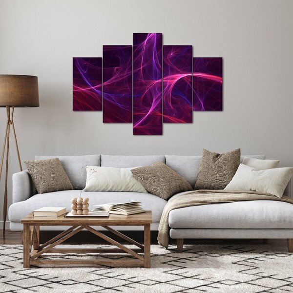 Absztrakt görbék képe (150x105 cm)
