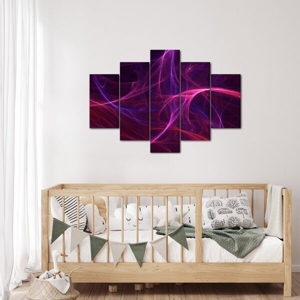 Absztrakt görbék képe (150x105 cm)