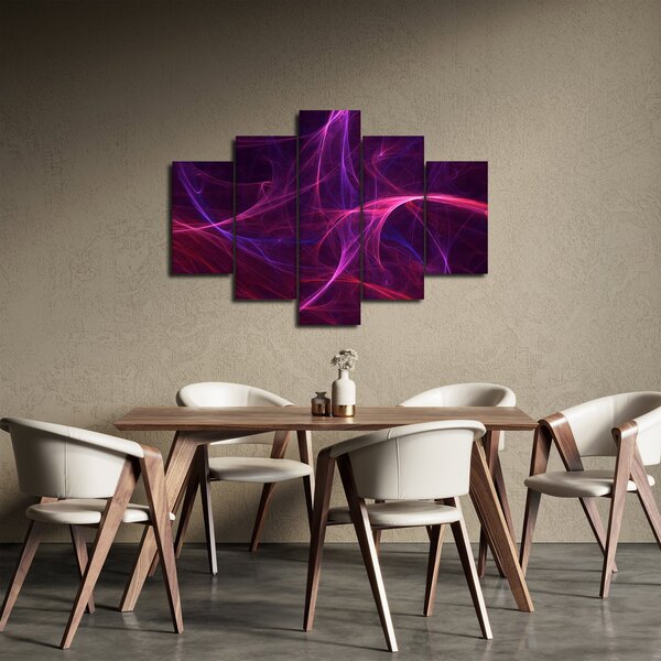 Absztrakt görbék képe (150x105 cm)