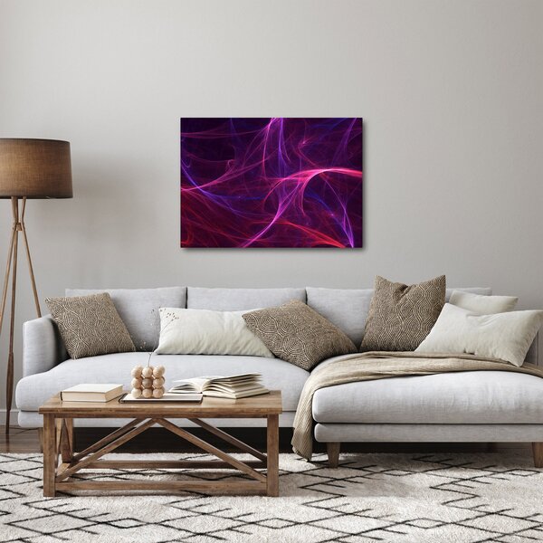 Absztrakt görbék képe (70x50 cm)