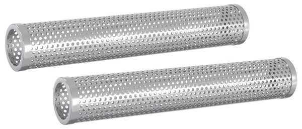 VidaXL Kültéri grill Ø 40 x 80 cm Acél Fekete