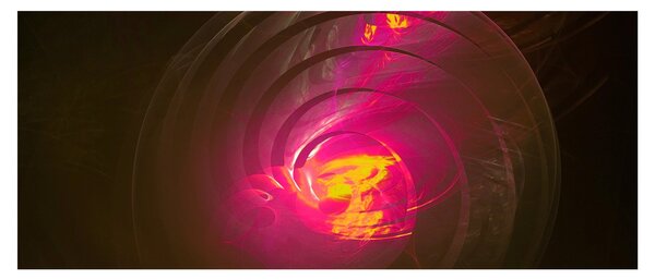 Kép - spirális absztrakció (120x50 cm)