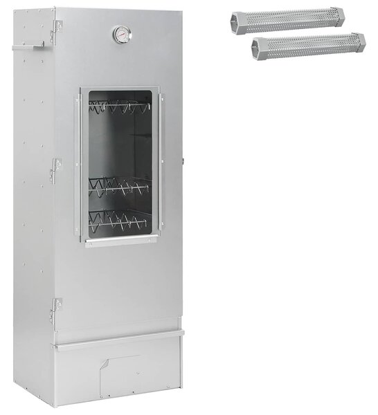 VidaXL Füstölő kemence 3 db 44,5 x 29 x 110 cm Horganyzott acél