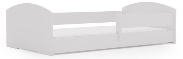 Montessori gyermekágy LEO 160x80 - alacsony ágy matraccal és korláttal