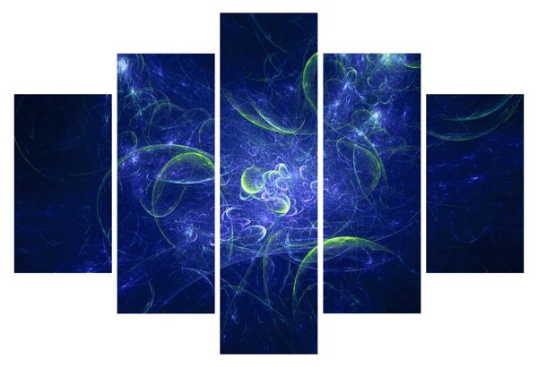 Kép - kék absztrakció (150x105 cm)