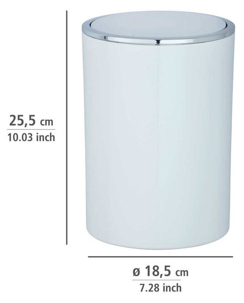 Fehér műanyag szemetes 5 l Inca – Wenko
