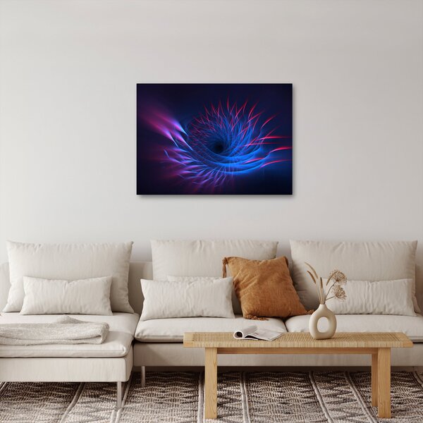 Kép - virág absztrakció (70x50 cm)