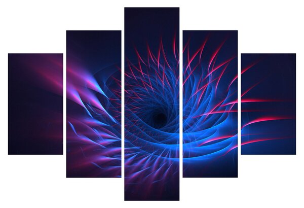 Kép - virág absztrakció (150x105 cm)