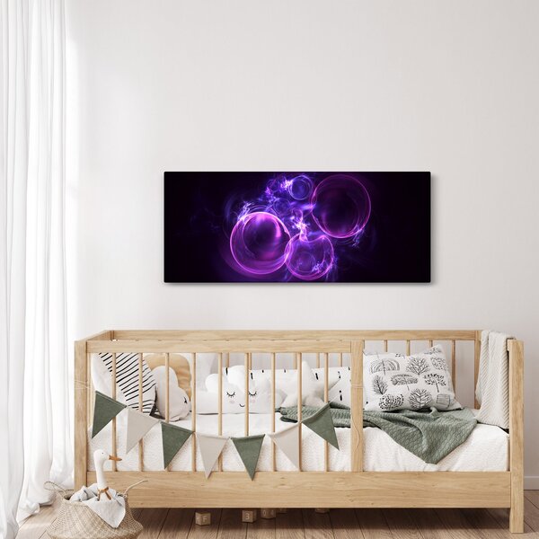 Absztrakt kép buborékok (120x50 cm)