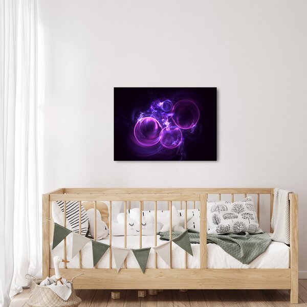 Absztrakt kép buborékok (70x50 cm)