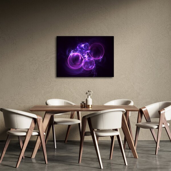 Absztrakt kép buborékok (70x50 cm)