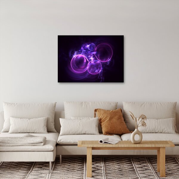 Absztrakt kép buborékok (70x50 cm)