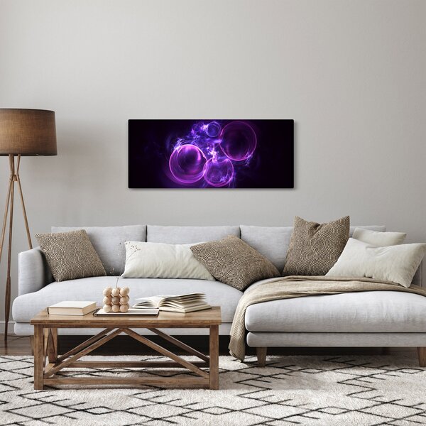 Absztrakt kép buborékok (120x50 cm)