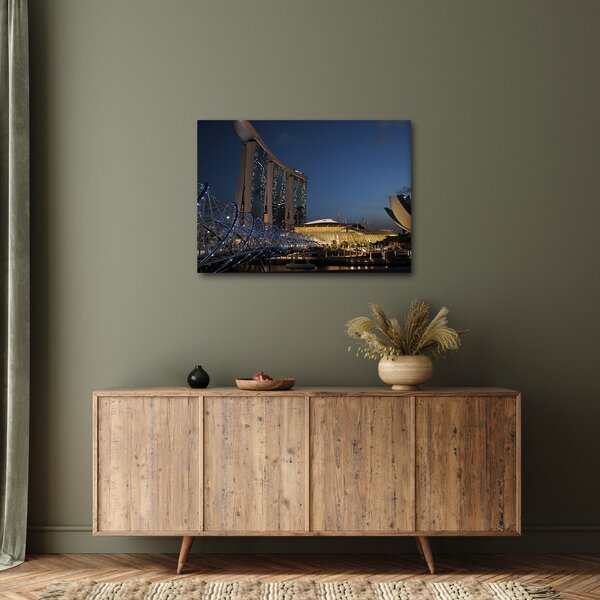 Modern metropolisz képe (70x50 cm)