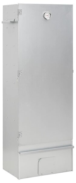 VidaXL Füstölő Sütő 3 db 44,5 x 29 x 110 cm Horganyzott acél Ezüst