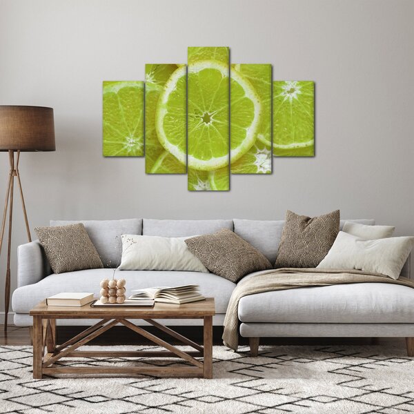 Kép - citrom szelet (150x105 cm)
