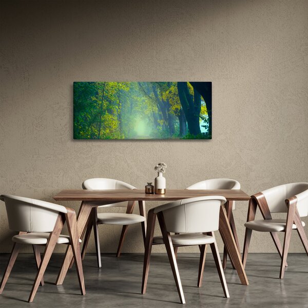 Fákkal szegélyezett út képe (120x50 cm)