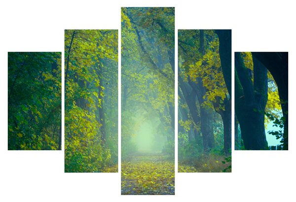 Fákkal szegélyezett út képe (150x105 cm)