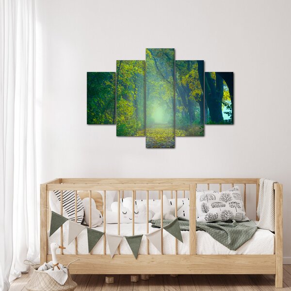 Fákkal szegélyezett út képe (150x105 cm)