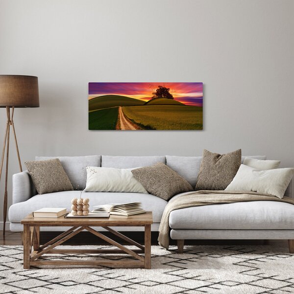 Mezei naplemente képe (120x50 cm)