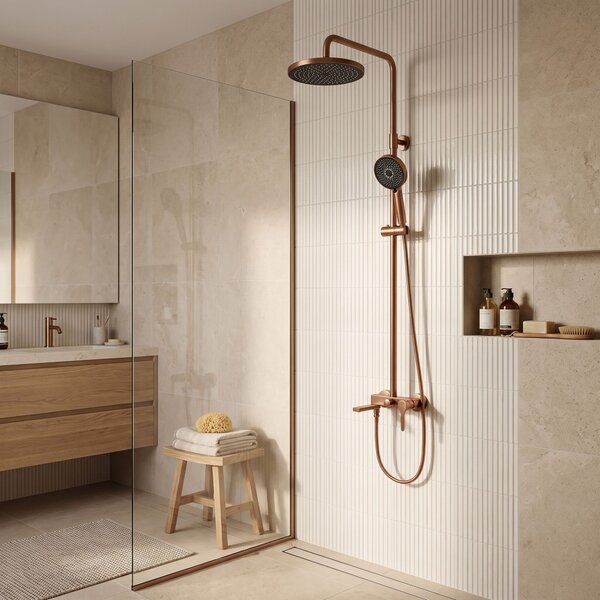 Zuhanyszett PREMIUM Rea Maxim Brush Copper
