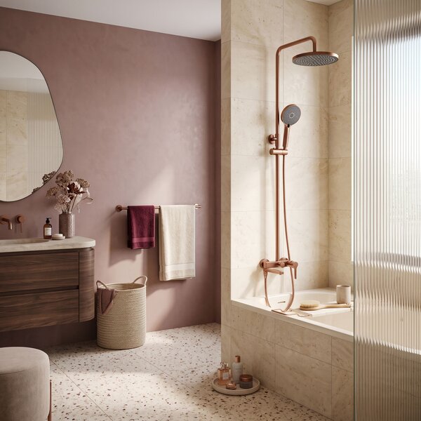 Zuhanyszett PREMIUM Rea Maxim Brush Copper