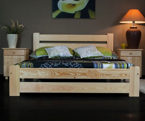 AMI bútorok Fenyőfa ágy Kati 120x200 cm fenyő
