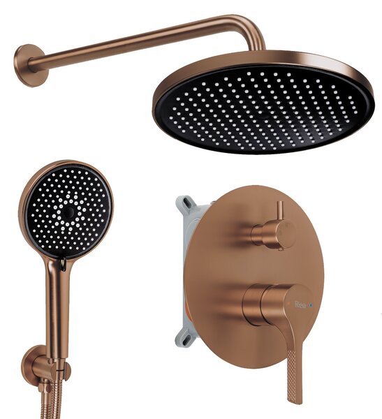 Zuhanyszett rejtett Rea Grace Maxim Brush Copper + BOX