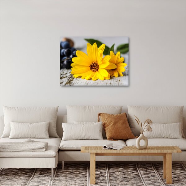 Sárga virágok képe (70x50 cm)
