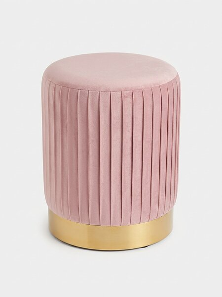 Sinsay - Puff dekoratív varrással - pasztellpink
