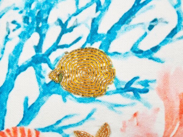 2 db díszpárna EELGRASS Pamut 30 x 50 cm Színes Állatmintás