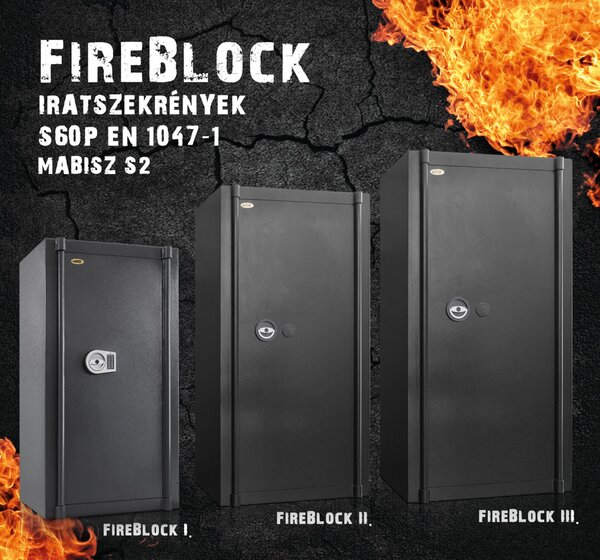 Trezor Iratszekrény tűzálló Fire Block "60" II