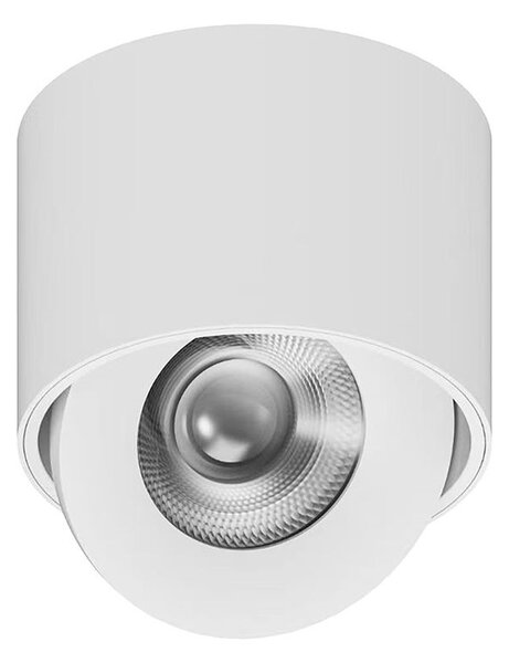 V-TAC CREE COB 18W mennyezeti LED mélysugárzó, állítható szöggel, fehér házzal, CCT - SKU 24476