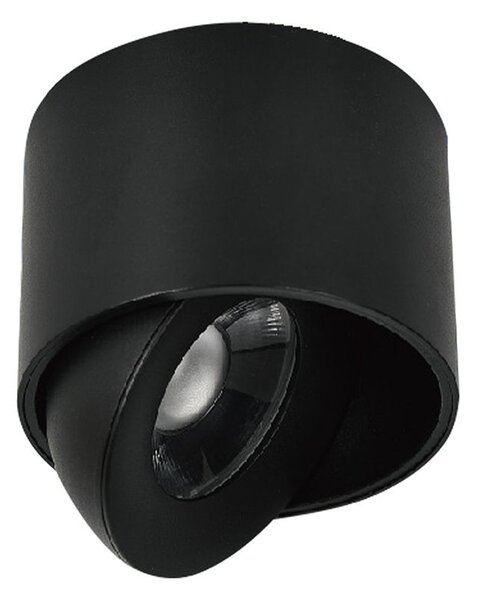 V-TAC CREE COB 12W mennyezeti LED mélysugárzó, állítható szöggel, fekete házzal, CCT - SKU 24475