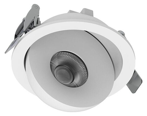 V-TAC CREE COB 12W süllyeszthető LED mélysugárzó, állítható szöggel, fehér házzal, CCT - SKU 24478
