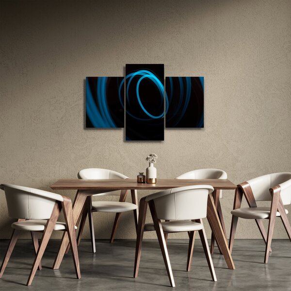 Kék vonal képe (90x60 cm)