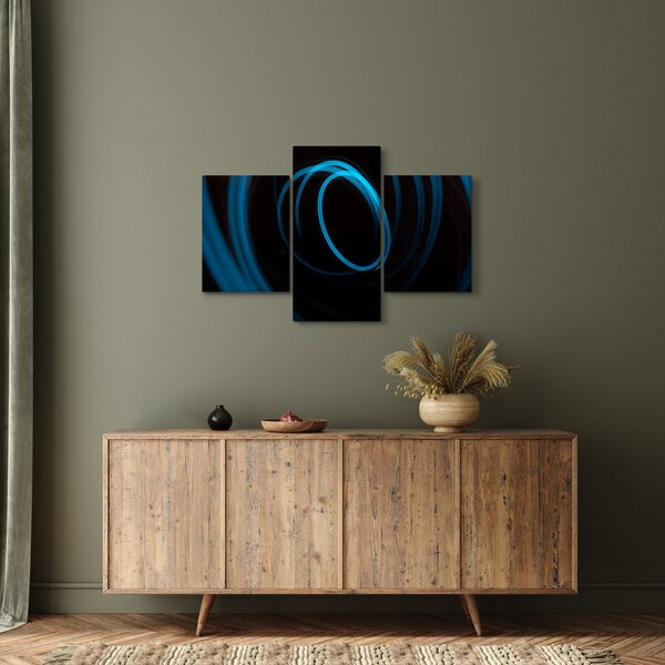 Kék vonal képe (90x60 cm)