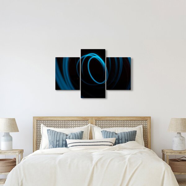 Kék vonal képe (90x60 cm)