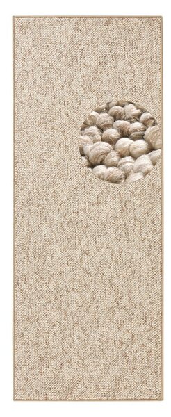 Világosbarna futószőnyeg 80x200 cm Wolly – BT Carpet