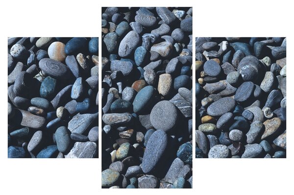 Kavicsos kép (90x60 cm)