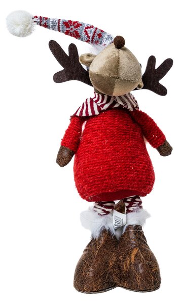 Textil rénszarvas teleszkópos lábbal 46 cm Fiú