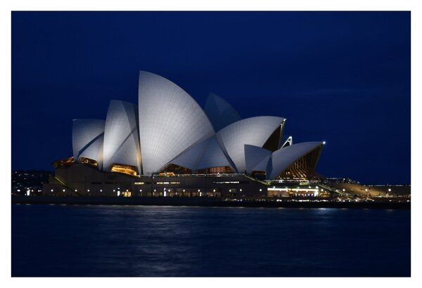 Sydney éjszakai kép (90x60 cm)